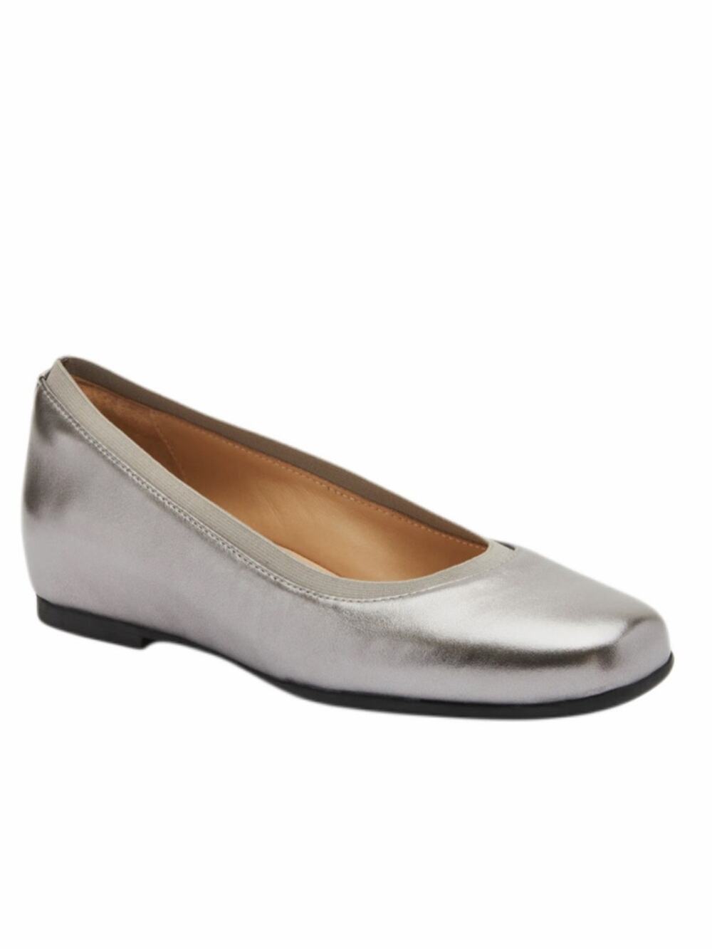 Abeo Cadence Metatarsal Ballet Flat Metallic Dark Silver Ballet  size 10 NWOB